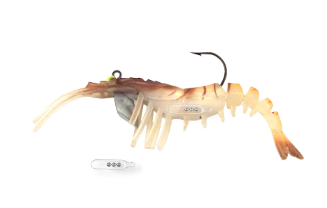 Vudu Shrimp Rattler 3.5 inch 1/4 oz (2/pk)