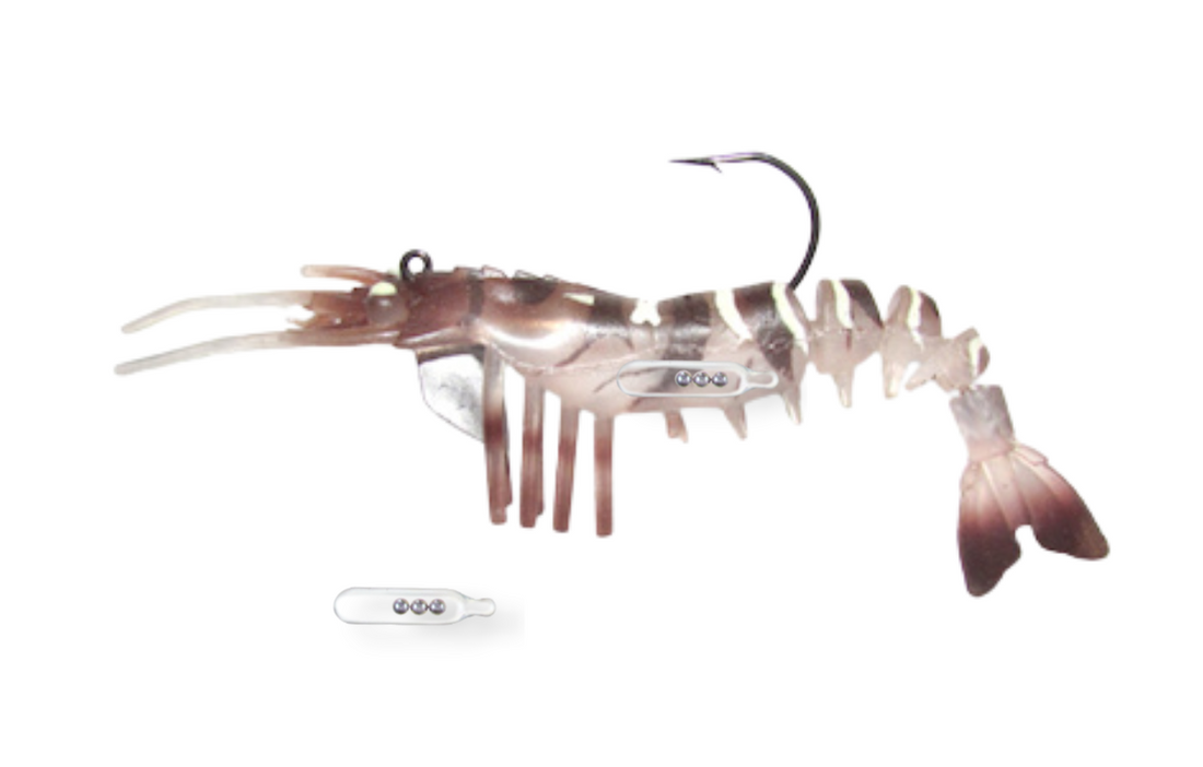 Vudu Shrimp Rattler 3.5 inch 1/4 oz (2/pk)