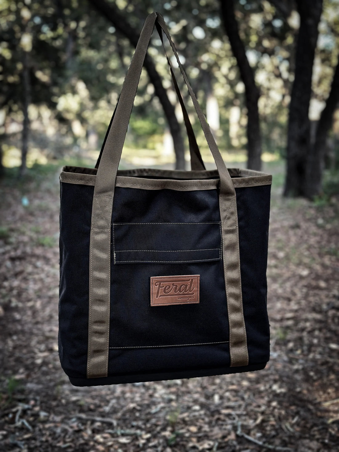 Feral Multipurpose Tote - Black and Tan