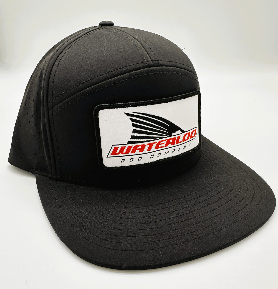 Waterloo Black Performance Cap - Tails Up Patch