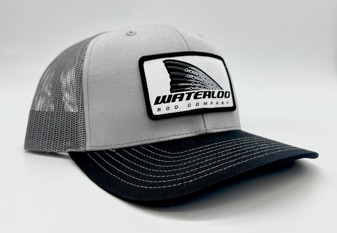 Waterloo Grey/Charcoal/Black Cap - Trout Tails Up