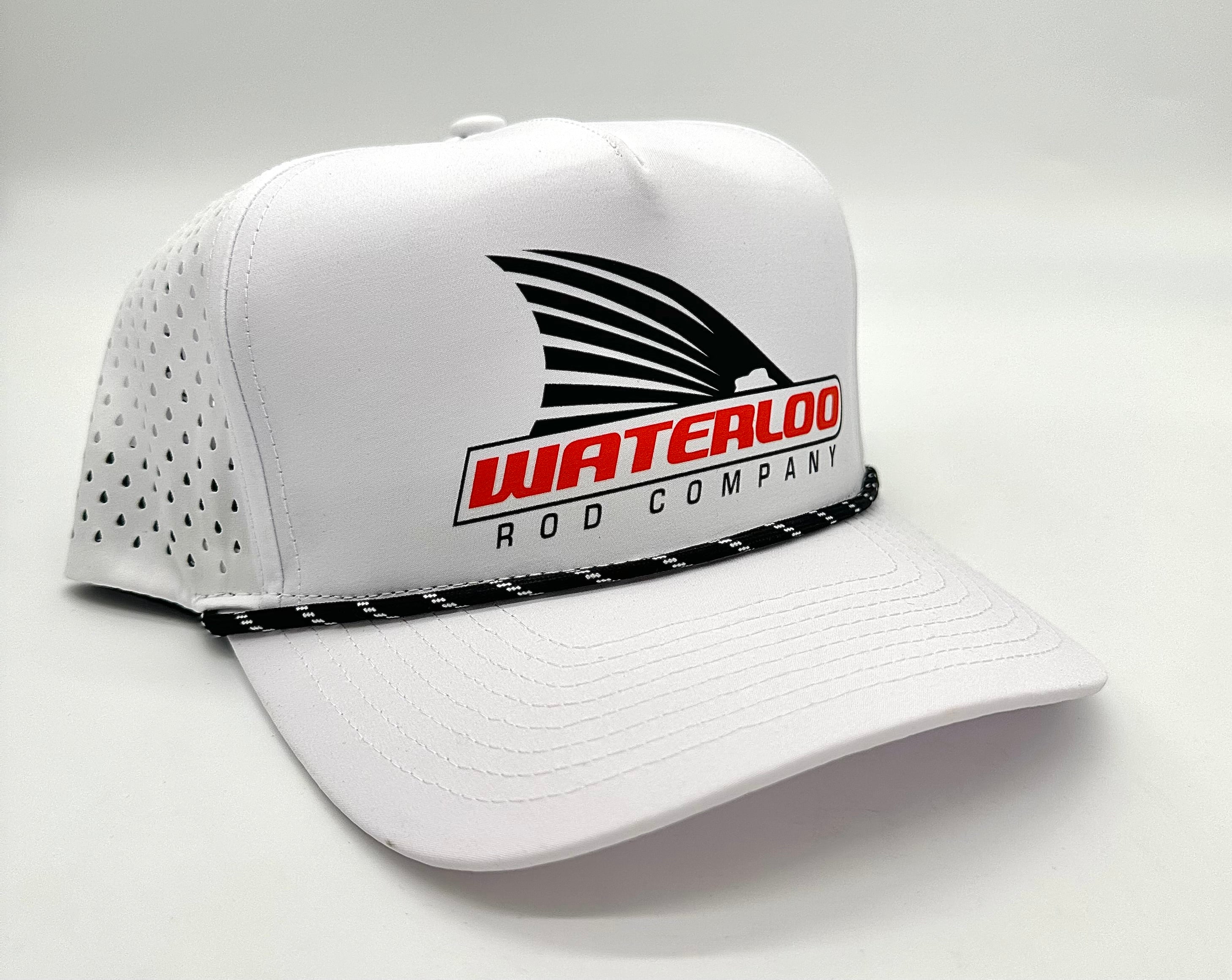 Rope Hat - White (Black Logo)