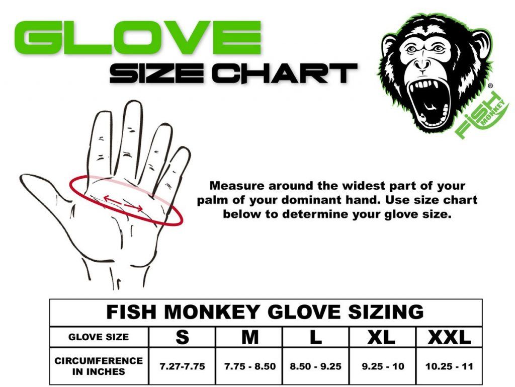  Fish Monkey FM18-REDFISH-XL Stubby Guide Glove Redfish XL :  Sports & Outdoors